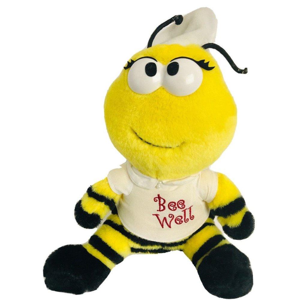 Bumble Bee Nurse “BEE WELL” Plush Get Well Soon Teleflora Gift 9" Stuffed Animal